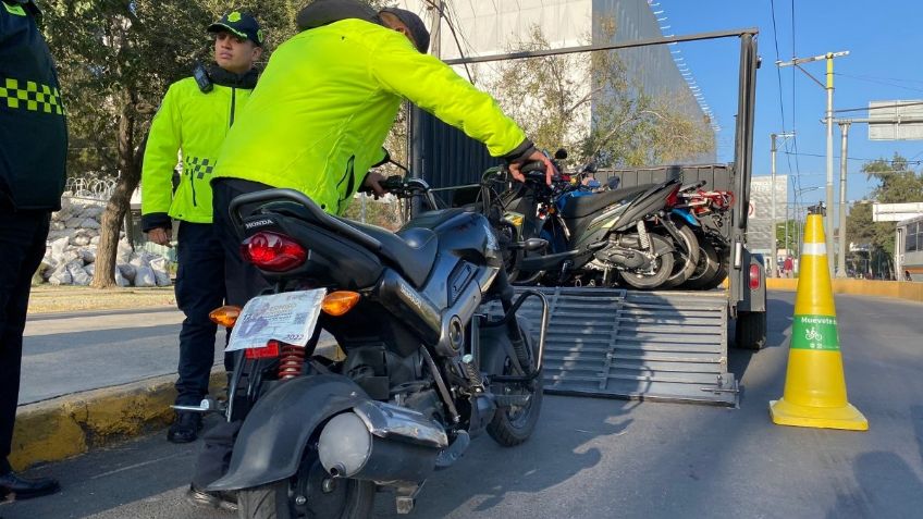 Semovi y SSC realizan 34 operativos a motocicletas en CDMX