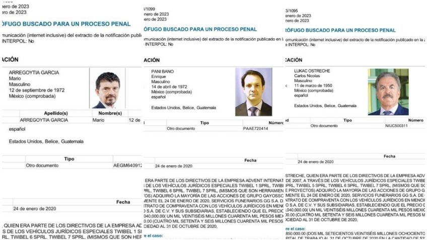 INTERPOL emite ficha roja contra altos directivos del Fondo de Capital Advent International