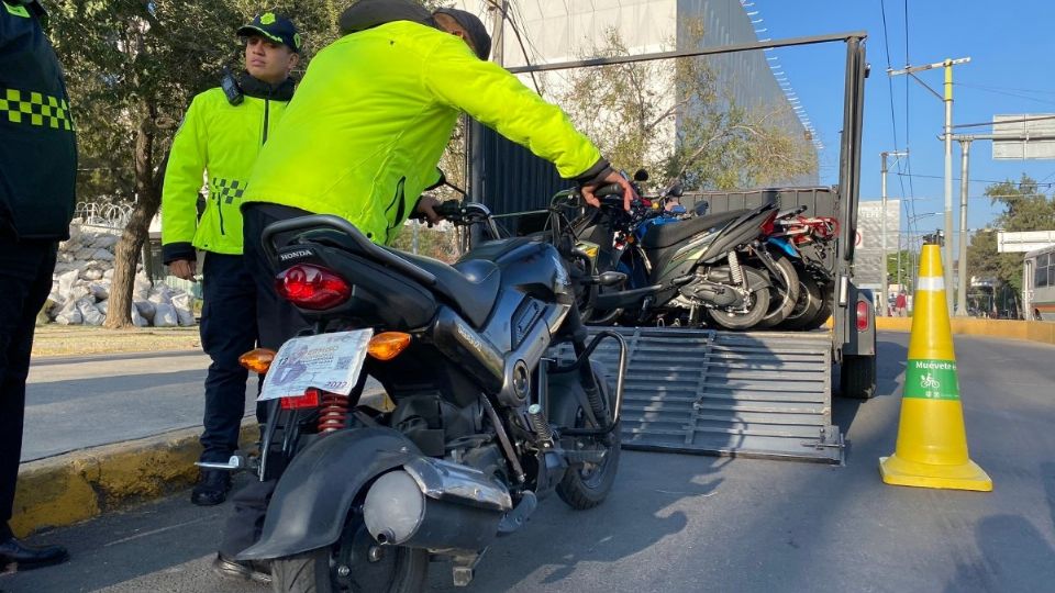 La SSC y la Semovi mantienen operativos a motociclistas