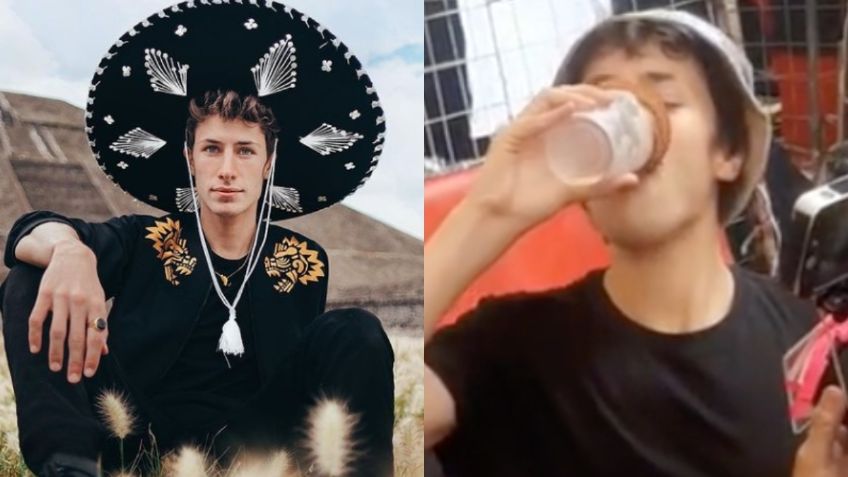 Captan a Juanpa Zurita en Tepito tomando "fondos" de micheladas y a bordo de motonetas