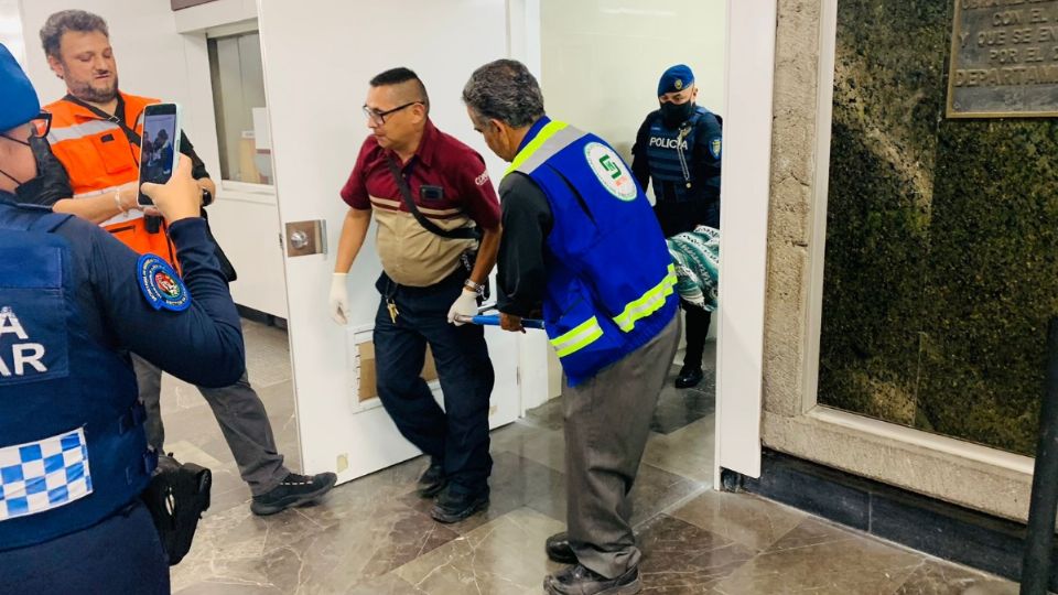 La joven fue atendida en el cubículo del Jefe de Estación del Metro