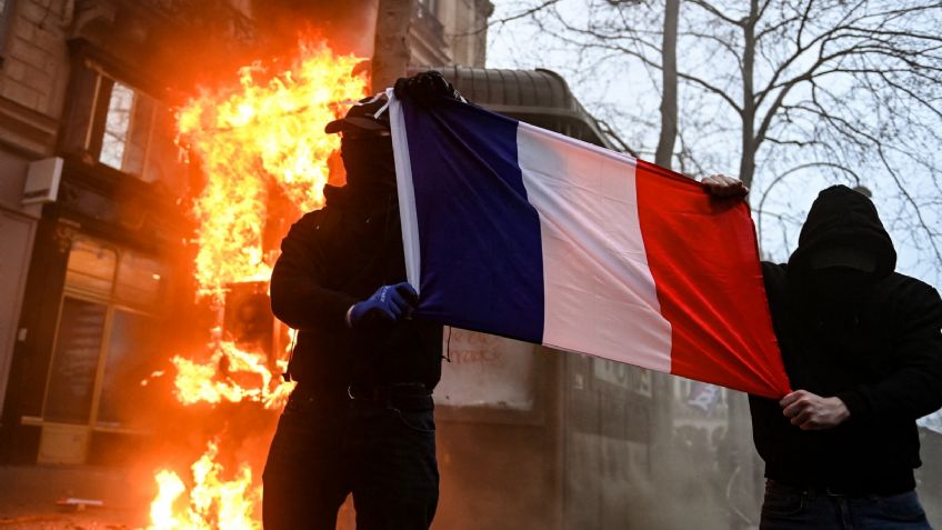 FOTOS | Se producen numerosas manifestaciones en distintas ciudades del territorio francés