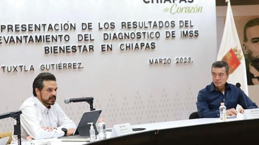 Rutilio Escandón y Zoé Robledo presentan resultados del diagnóstico IMSS Bienestar