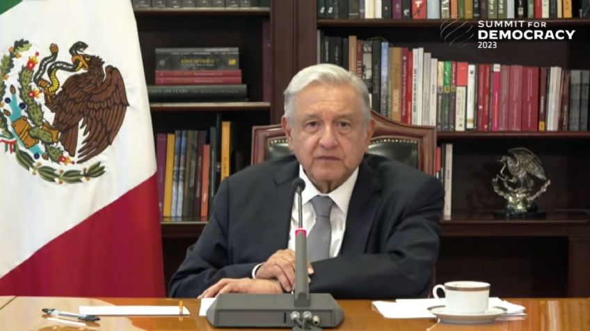 AMLO en la cumbre de Biden: los gobiernos protegen a las élites y simulan la democracia