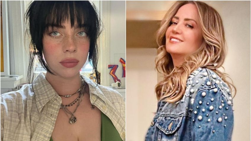 Andrea Legarreta conoció a Billie Eilish a pesar de que su concierto fue cancelado por la lluvia