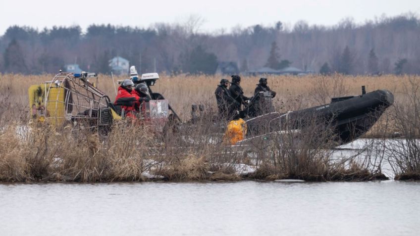 Rescatan los cuerpos de ocho migrantes en zona pantanosa de Canadá