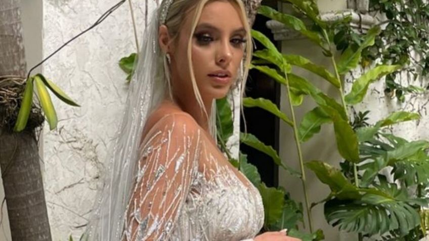 FOTOS | Las primeras imágenes del espectacular vestido de novia de Lele Pons