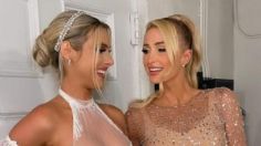 Paris Hilton se suma a la tendencia de los vestidos con transparencias en la boda de Lele Pons