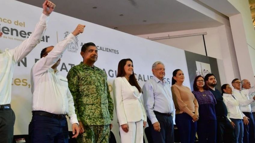 Se reúne AMLO con Servidores de la Nación en Aguascalientes