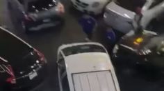 VIDEO: borracho enloquece, choca autos y atropella a valet parking para huir impunemente