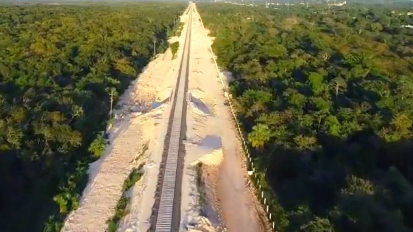 AMLO: tramo de Palenque a Cancún del Tren Maya está por terminarse