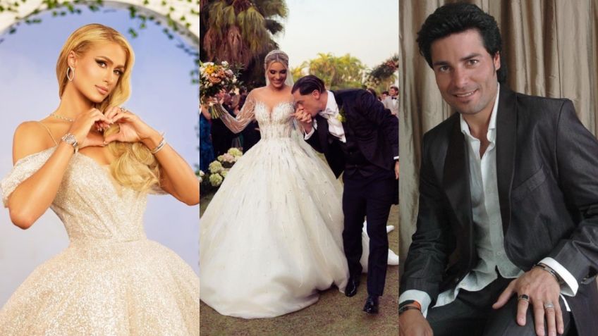 Así reaccionaron Paris Hilton y Chayanne al ver a Lele Pons vestida de novia, ¿qué relación tienen?