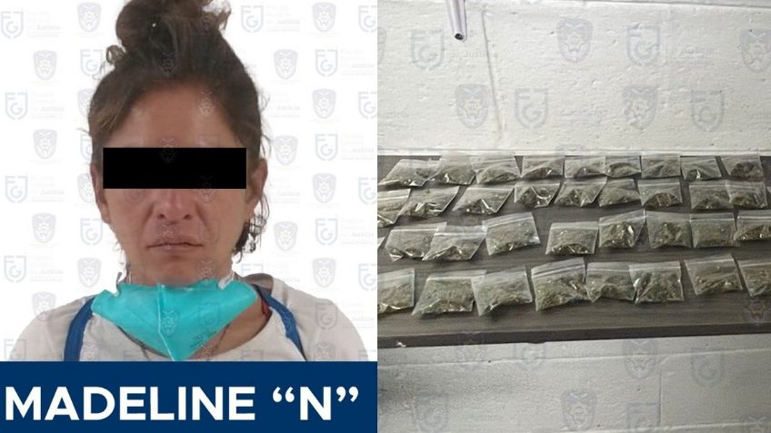 FGJCDMX asegura posibles drogas y detiene a una mujer, tras cateo en la colonia Bondojito