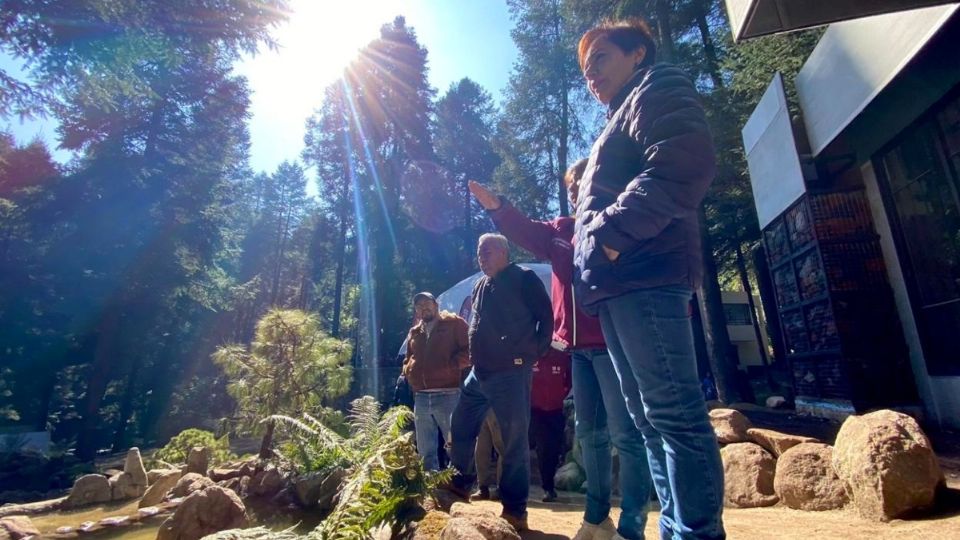 Supervisión en el Centro de Interpretación Ambiental y Forestal de Santa Rosa Xochiac