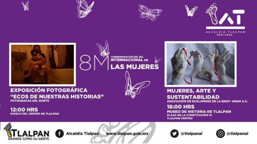 Llegan a Tlalpan exposiciones con perspectiva de género