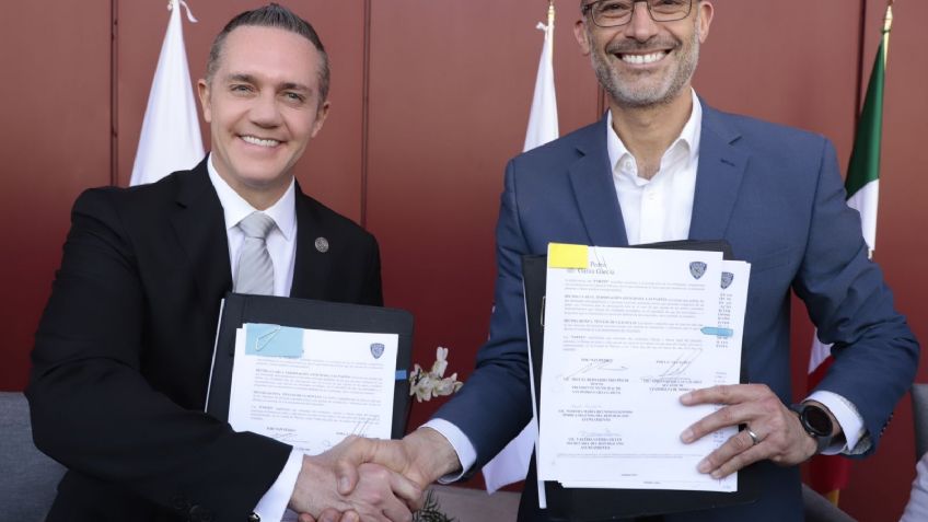 Adrián Rubalcava y Miguel Treviño firman convenio de colaboración de buenas prácticas de gobierno