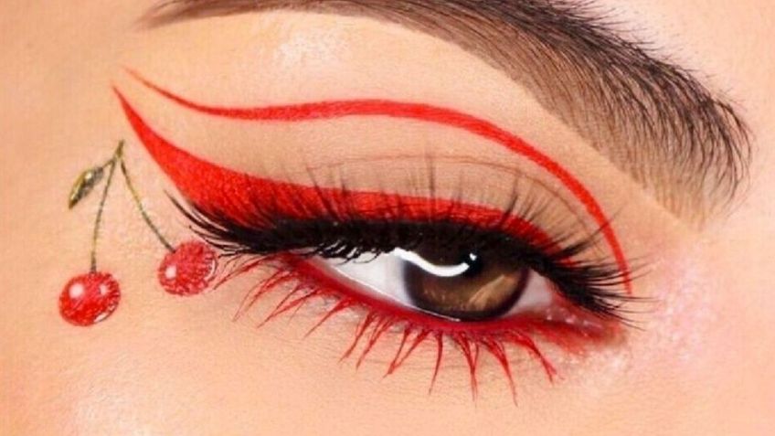 3 tips para unirte a la tendencia del delineado de ojos rojo sin morir en el intento