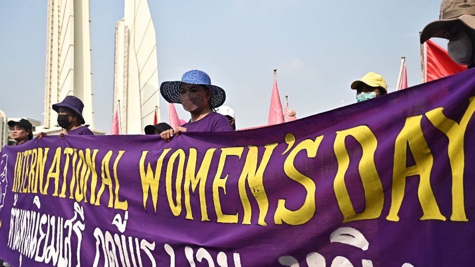 Las primeras manifestaciones por el Día Internacional de la Mujer se realizaron en Asia.