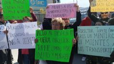 Taxistas de Tijuana se manifiestan contra decreto que los sustituye por camiones