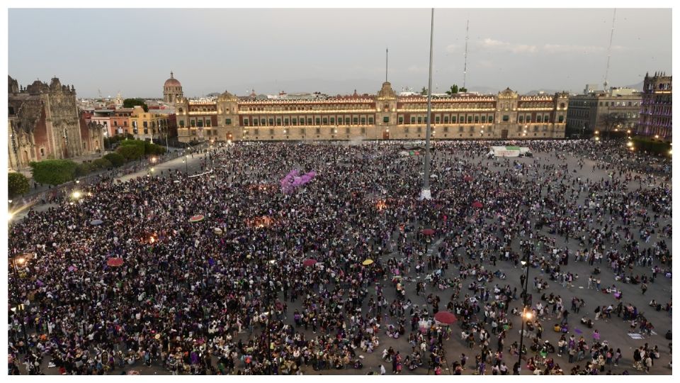 Protesta de mujeres feministas