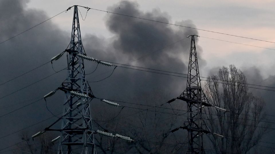 Los bombardeos rusos afectaron la infraestructura eléctrica.