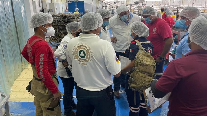 Colima: evacúan y trasladan a una decena de trabajadores intoxicados