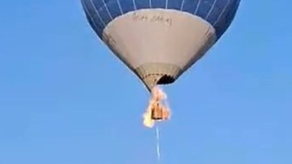 Globo aerostático en Teotihuacán