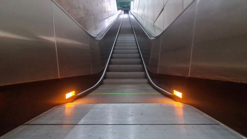 Metro CDMX pide a usuarios cuidar nuevas escaleras eléctricas de la Línea 7