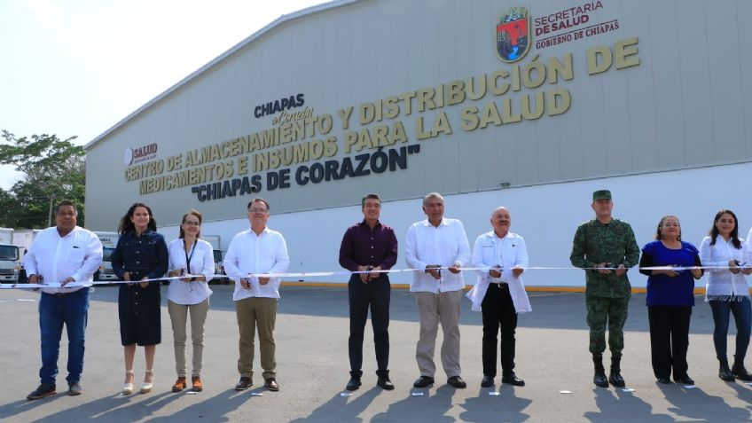 Inauguran Centro de Almacenamiento y Distribución de Medicamentos en Chiapas