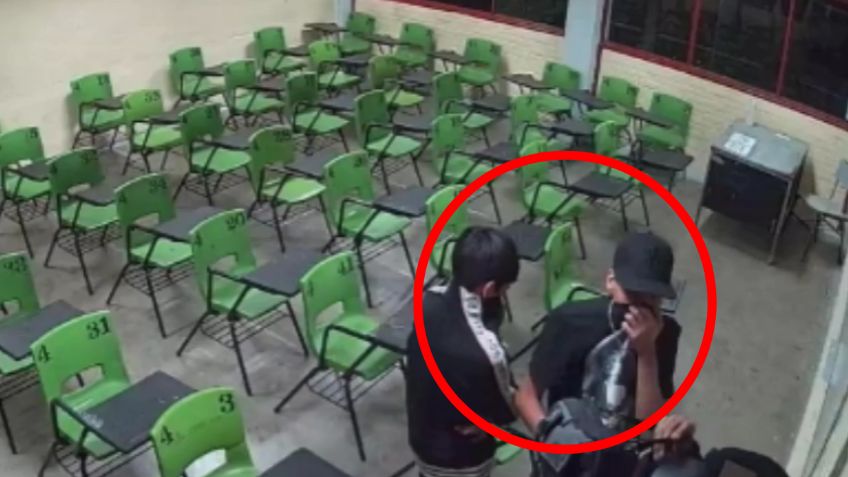 VIDEO | Exhiben a adolescentes asaltando una escuela: "todavía no tiene vello y ya anda robando"