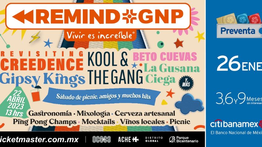 Prepárate para Remind GNP, el mejor festival musical y gastronómico