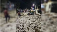 VIDEO | Sorpresivas granizadas pintan de blanco Oaxaca