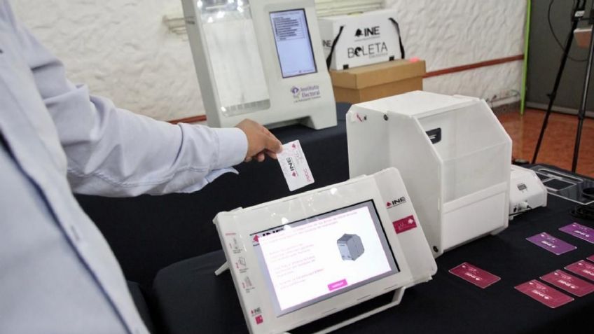 Listas urnas electrónicas para el 4 junio, canalizarán hasta 123 mil votos