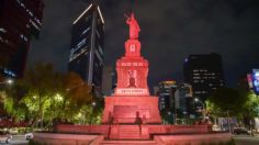 Día Mundial de la Hemofilia: Edificios y monumentos se iluminan de rojo en CDMX