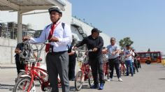 Los conductores del Metrobús vuelven a ponerse en los zapatos de los ciclistas con la reactivación de la Biciescuela