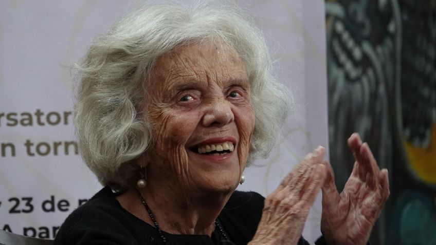 Elena Poniatowska sobre la Medalla Belisario Domínguez: "Es el broche de oro en mi carrera"