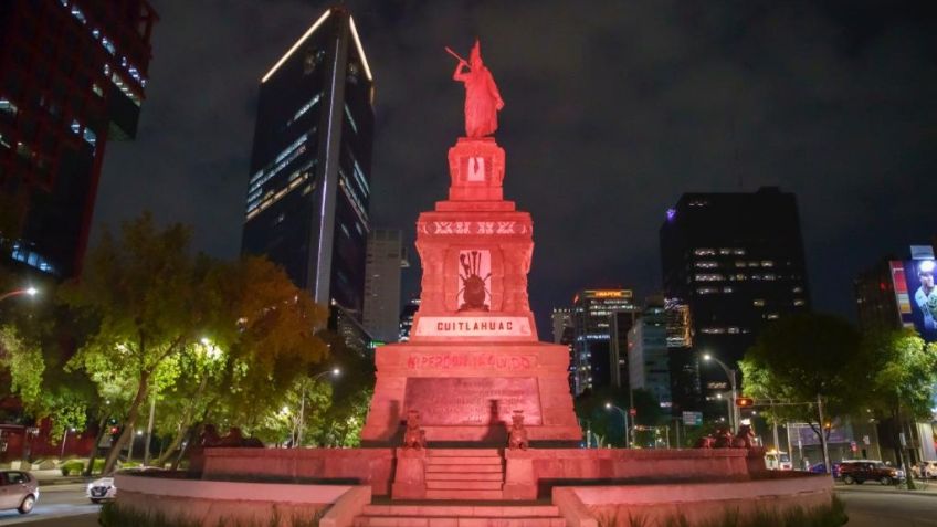 Día Mundial de la Hemofilia: Edificios y monumentos se iluminan de rojo en CDMX