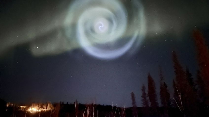 ¿OVNIs o un portal a otra dimensión? Esto es lo que pasó con la espiral vista en el cielo de Alaska