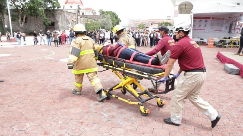 La Coordinación PC y Bomberos de Tecámac lista para participar en el Simulacro Nacional 2023