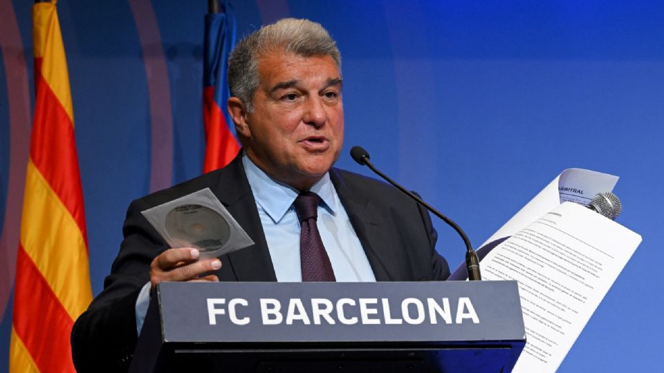 Joan Laporta afirmó que el Barcelona no ha cometido delito alguno.