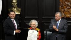 Adán Augusto entrega Medalla ‘Belisario Domínguez’ a Elena Poniatowska en el Senado