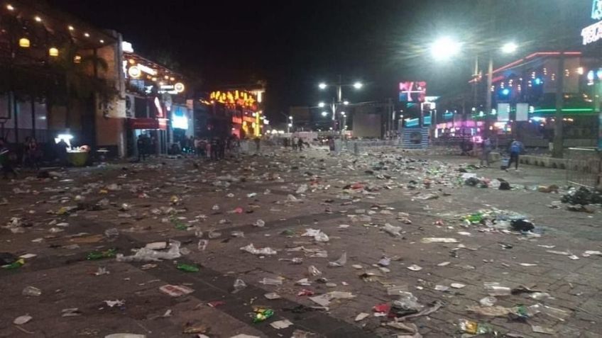 Durante la FNSM, se recogen de 40 a 45 toneladas de basura por día