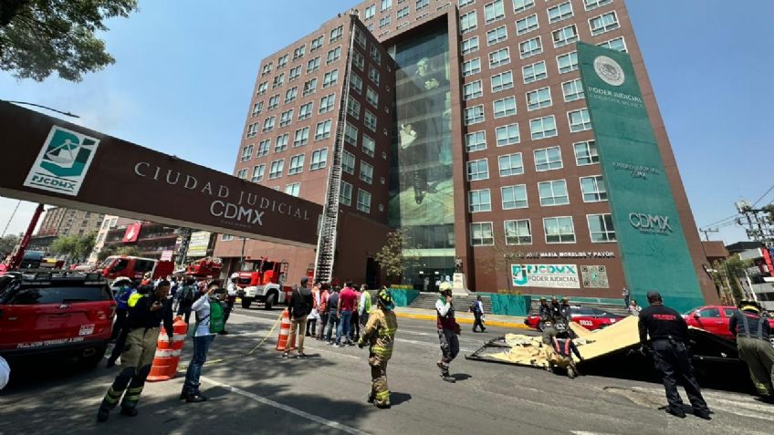 PJCDMX y bomberos realizan exitoso simulacro de sismo con hipótesis de incendio