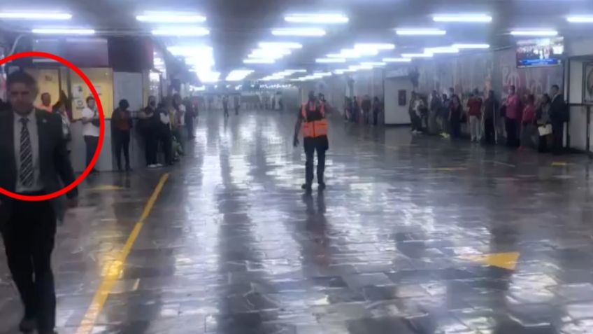 Tras desobedecer las indicaciones durante el Simulacro Nacional, usuario del Metro es declarado “muerto”