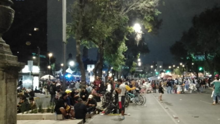 Manifestantes a favor de la mariguana bloquean por horas Paseo de la Reforma