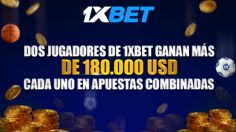 Nuevas ganancias increíbles en 1xBet: Dos afortunados jugadores obtienen más de 180.000 dólares