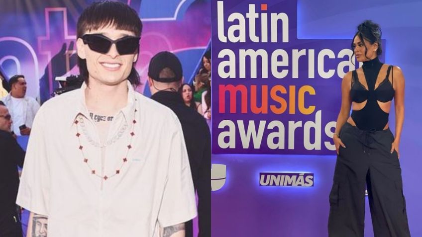 ¡A un lado! Quitan a Galilea Montijo de la alfombra roja de los Latin American Music Awards y en su lugar ponen a Peso Pluma