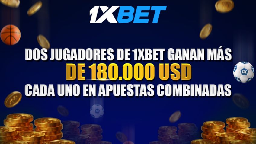 Nuevas ganancias increíbles en 1xBet: Dos afortunados jugadores obtienen más de 180.000 dólares