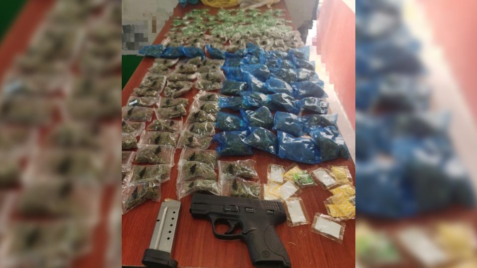 La droga fue decomisada por agentes estatales.