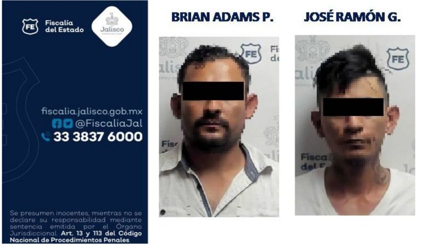 Capturan a dos ladrones de bancos en Guadalajara